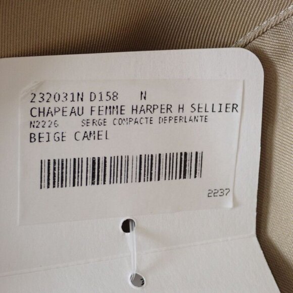 Hermes Harper H Serie Bucket N d158 Hat Cotton Beige main image 7